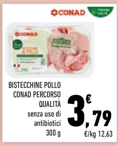 BISTECCHINE POLLO CONAD PERCORSO QUALITÀ
