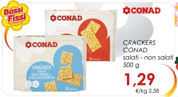 CRACKERS CONAD