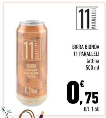 Birra Bionda 11 Paralleli