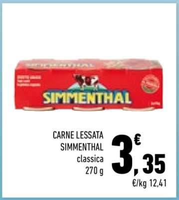 CARNE LESSATA SIMMENTHAL