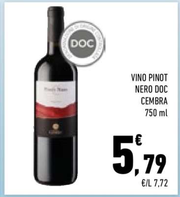 VINO PINOT NERO DOC CEMBRA