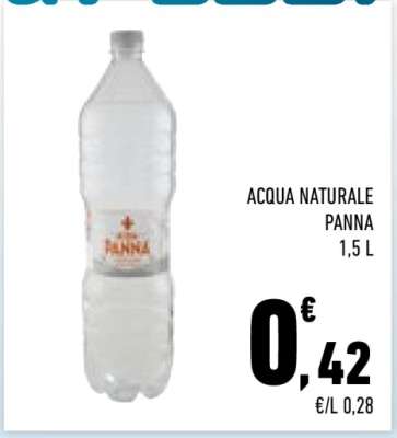 ACQUA NATURALE PANNA