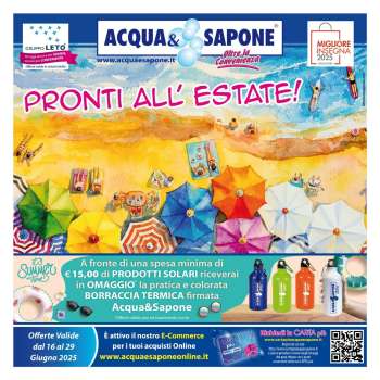 Volantino Acqua & Sapone - 16/6/2025 - 29/6/2025.