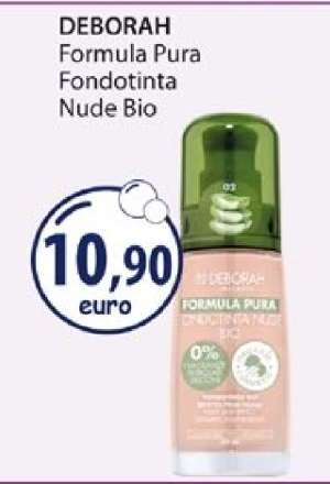 DEBORAH Formula Pura Fondotinta Nude Bio