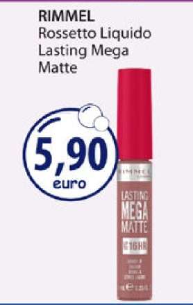 RIMMEL Rossetto Liquido Lasting Mega Matte