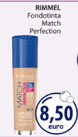 RIMMEL Fondotinta Match Perfection