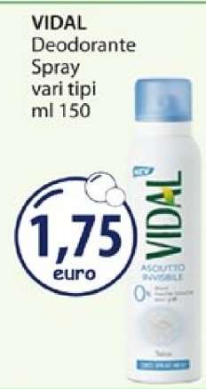 VIDAL Deodorante Spray