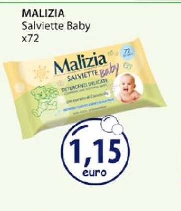 MALIZIA Salviette Baby x72