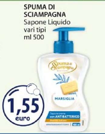 SPUMA DI SCIAMPAGNA Sapone Liquido