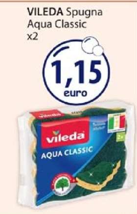 VILEDA Spugna Aqua Classic x2