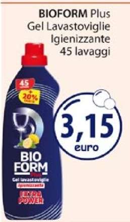 BIOFORM Plus Gel Lavastoviglie Igienizzante
