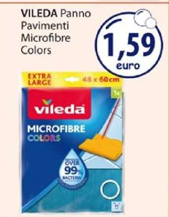 VILEDA Panno Pavimenti Microfibre Colors