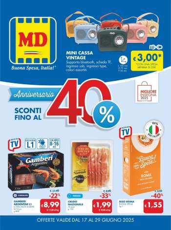 Volantino MD Discount - 17/6/2025 - 29/6/2025.