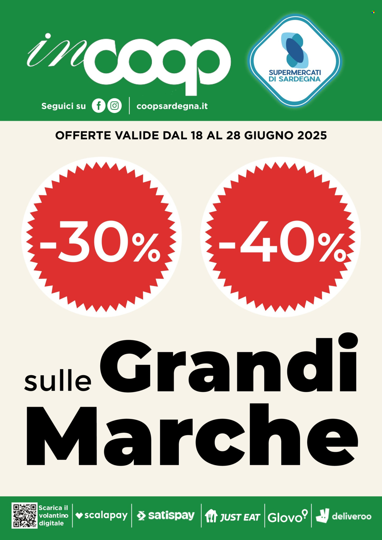 Volantino Coop - 18/6/2025 - 28/6/2025. Pagina 1
