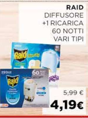 RAID DIFFUSORE +1 RICARICA