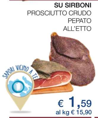SU SIRBONI PROSCIUTTO CRUDO PEPATO
