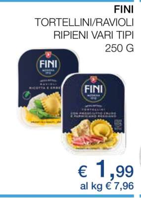 FINI TORTELLINI/RAVIOLI