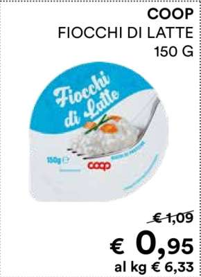 COOP FIOCCHI DI LATTE 150 G