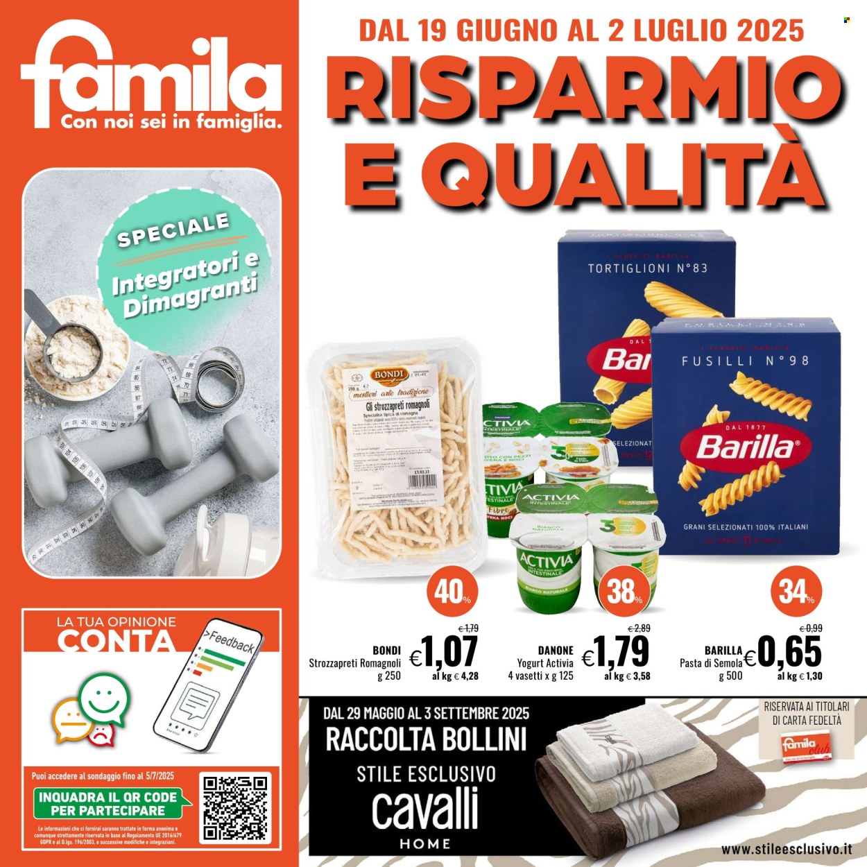 Volantino Famila - 19/6/2025 - 2/7/2025. Pagina 1