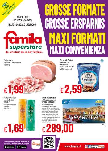 Volantino Famila - 19/6/2025 - 2/7/2025.