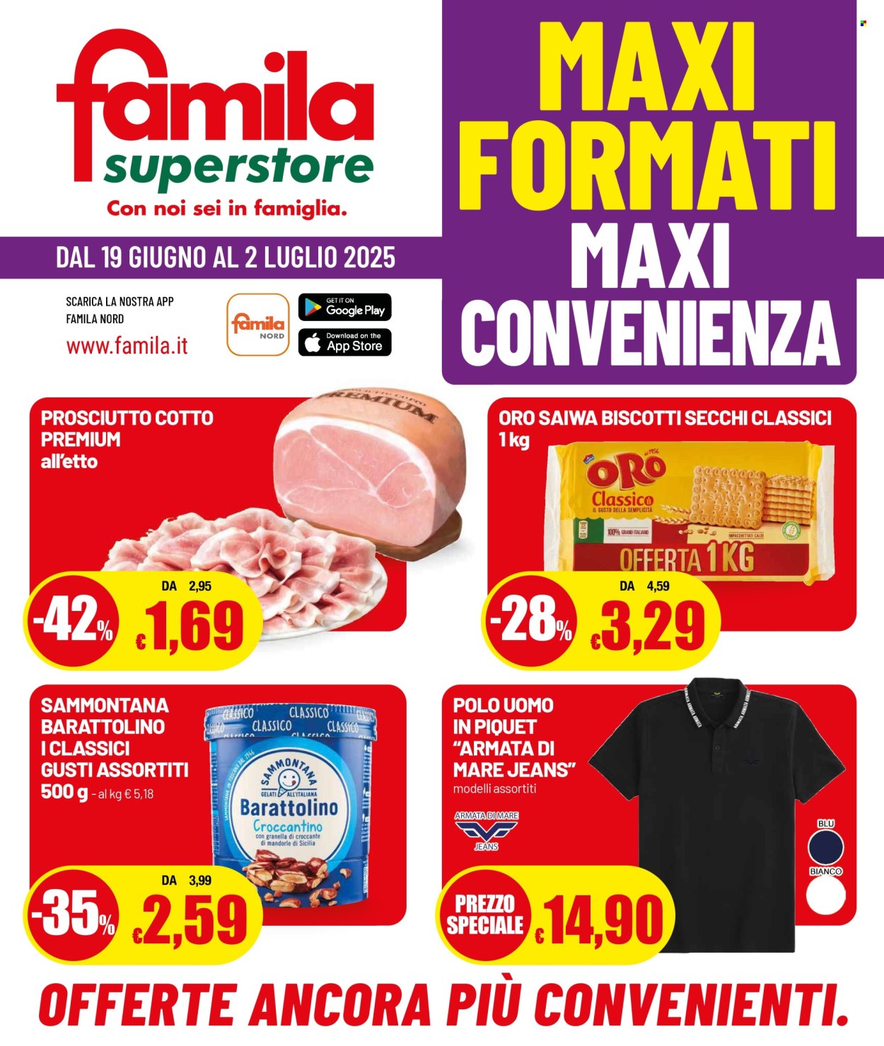 Volantino Famila - 19/6/2025 - 2/7/2025. Pagina 1