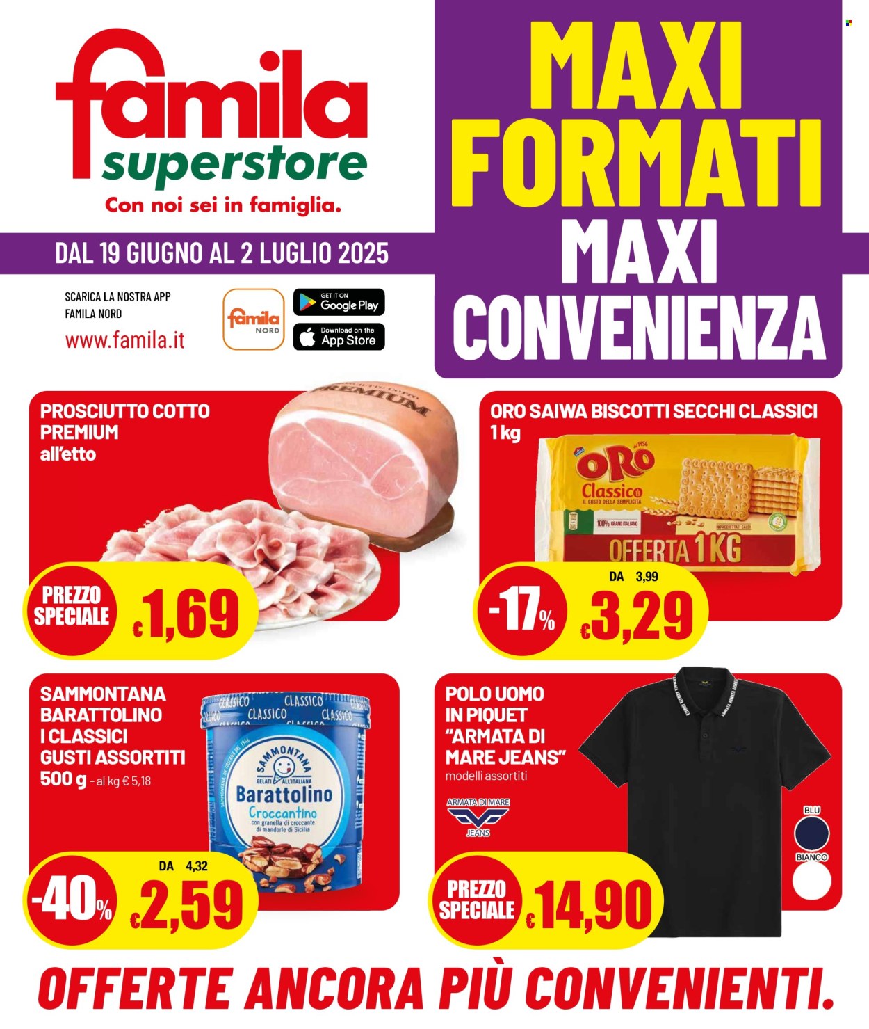Volantino Famila - 19/6/2025 - 2/7/2025. Pagina 1