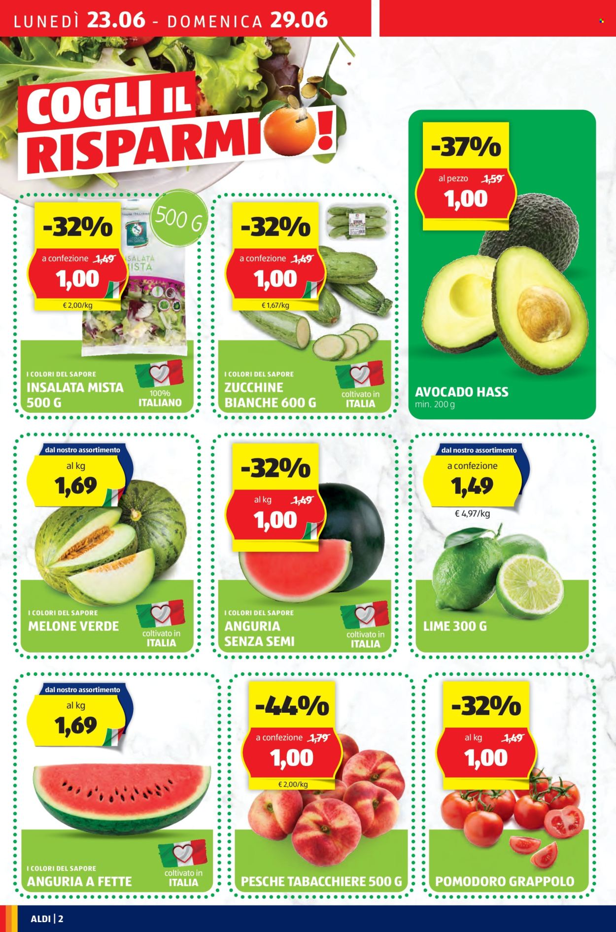 Volantino Aldi - 23/6/2025 - 29/6/2025. Pagina 2