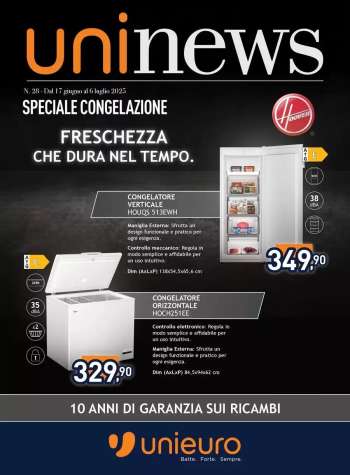 Volantino Unieuro - 17/6/2025 - 6/7/2025.