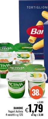 DANONE Yogurt Activia