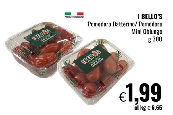 I BELLO'S Pomodoro Datterino/ Pomodoro Mini Oblungo