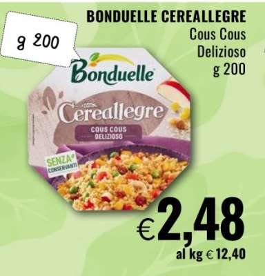 BONDUELLE Cereallegre