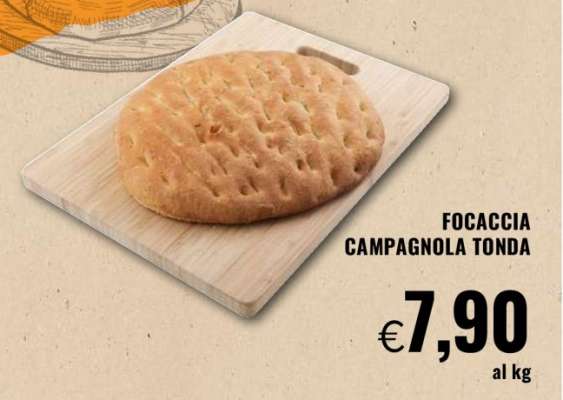 Focaccia Campagnola Tonda