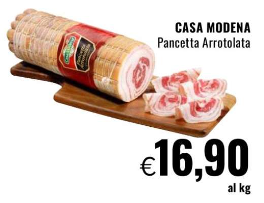 CASA MODENA Pancetta Arrotolata