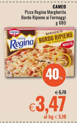 CAMEO Pizza Regina Margherita Bordo Ripieno ai Formaggi