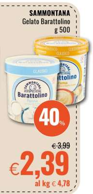 SAMMONTANA Gelato Barattolino