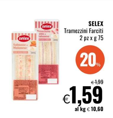 SELEX Tramezzini Farciti