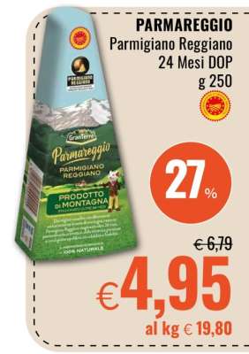 PARMAREGGIO Parmigiano Reggiano 24 Mesi DOP