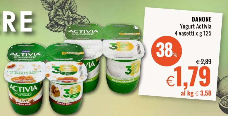 DANONE Yogurt Activia