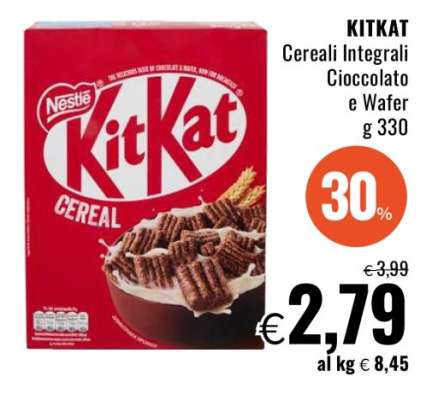 KITKAT Cereali Integrali Cioccolato e Wafer g 330