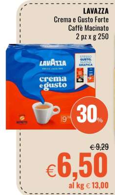 LAVAZZA Crema e Gusto Forte Caffè Macinato