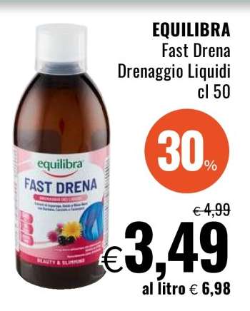 EQUILIBRA Fast Drena Drenaggio Liquidi cl 50