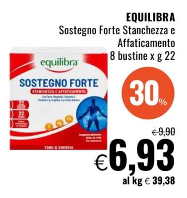 EQUILIBRA Sostegno Forte Stanchezza e Affaticamento