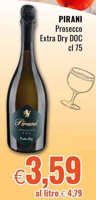 PIRANI Prosecco extra dry DOC
