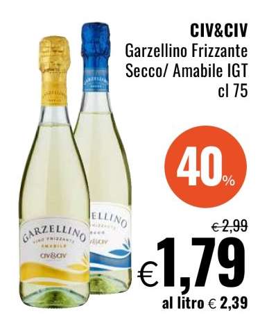 CIV&CIV Garzellino Frizzante Secco/Amabile IGT cl 75