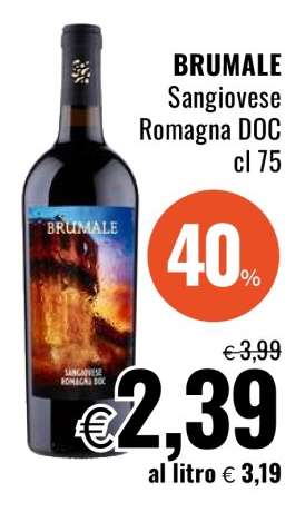 BRUMALE Sangiovese Romagna DOC cl 75
