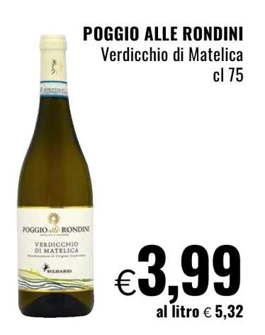 POGGIO ALLE RONDINI Verdicchio di Matelica