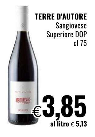 TERRE D'AUTORE Sangiovese Superiore DOP