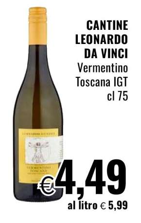 CANTINE LEONARDO DA VINCI Vermentino Toscana IGT