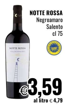 NOTTE ROSSA Negroamaro