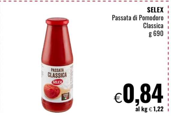 SELEX Passata di Pomodoro Classica